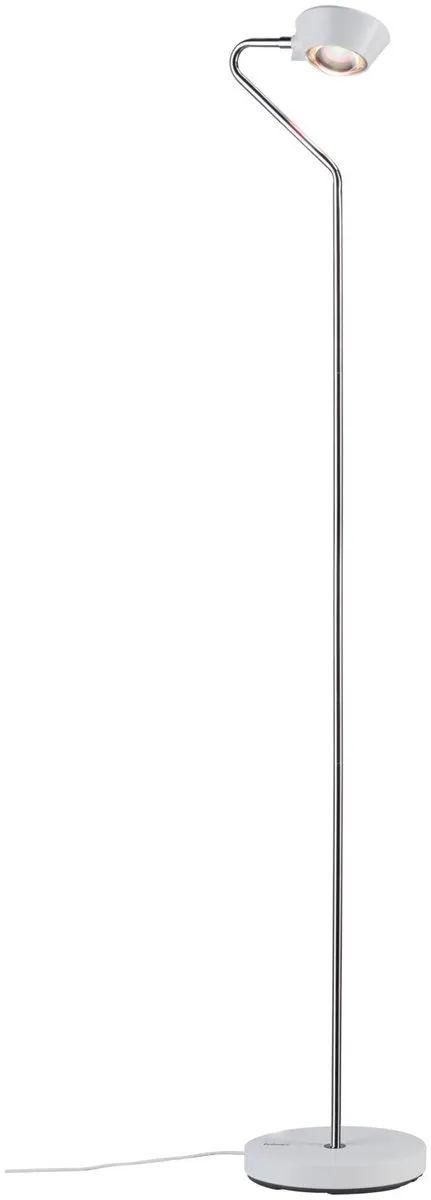 Staande LED-lamp 3-Step-Dim Ramos 2700K 560lm / 220lm 7,5W / 3,5W Wit mat, Chroom