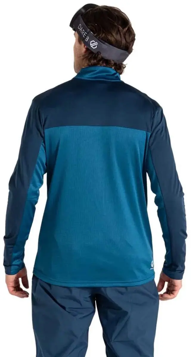 Dare2b Substratum Iii Core Stretch Sweatshirt Met Rits Blauw S Man - afbeelding 2 van 4