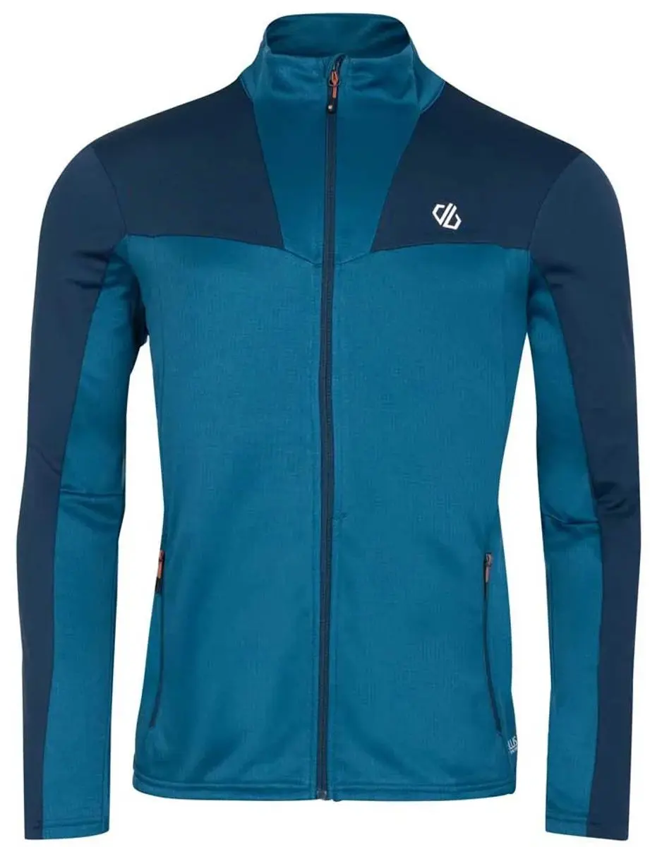 Dare2b Substratum Iii Core Stretch Sweatshirt Met Rits Blauw S Man - afbeelding 3 van 4