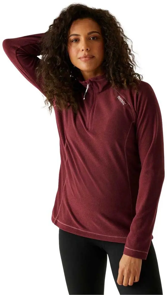 Regatta Montes Fleece Met Halve Rits Paars 44 Vrouw