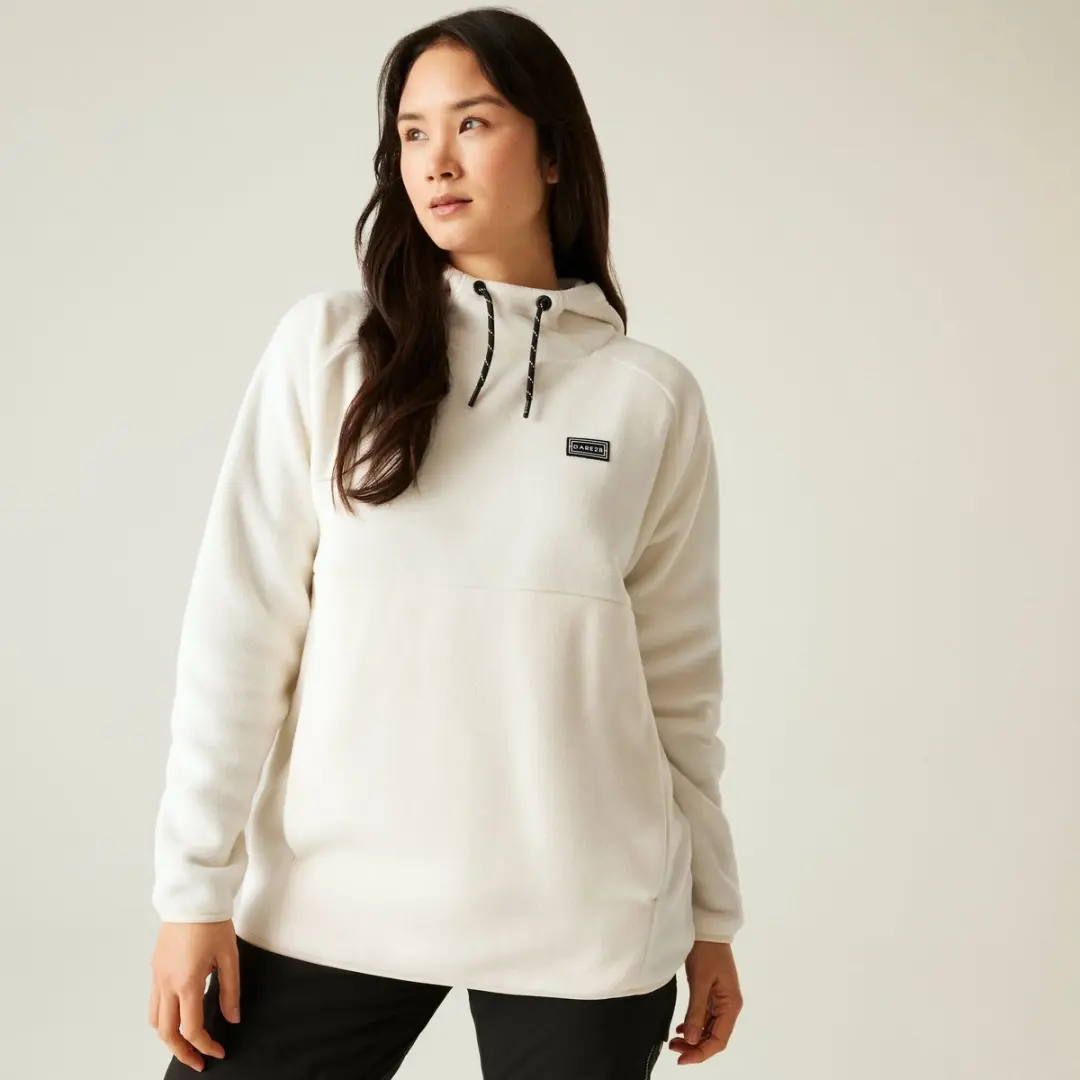 Snowburst casual actieve fleecetrui met capuchon voor dames