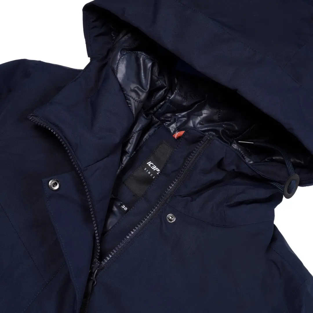 ICEPEAK ALPENA Dames Outdoorjas - Navy - Maat 36