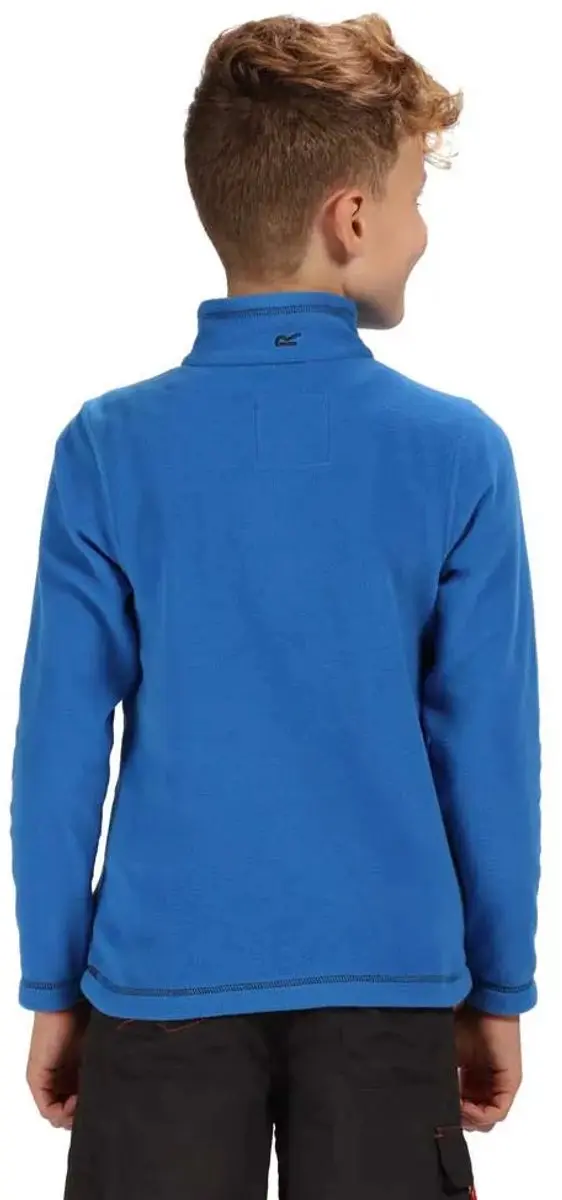 Regatta Kids Hot Shot II Fleece met Halve Rits - Blauw - afbeelding 3 van 6