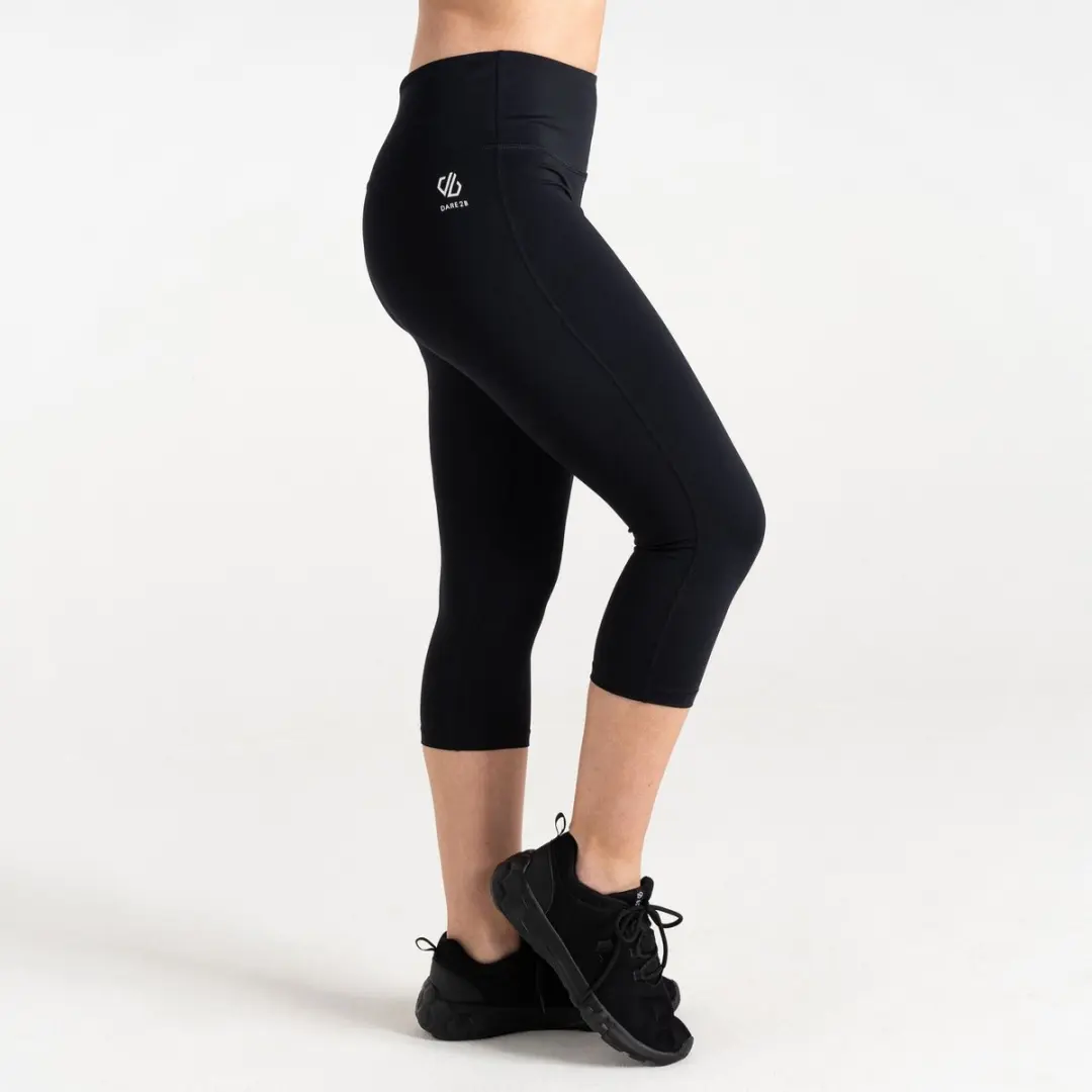 De Influential 3/4-sportlegging van Dare2B voor dames - dames - zwart - afbeelding 5 van 5