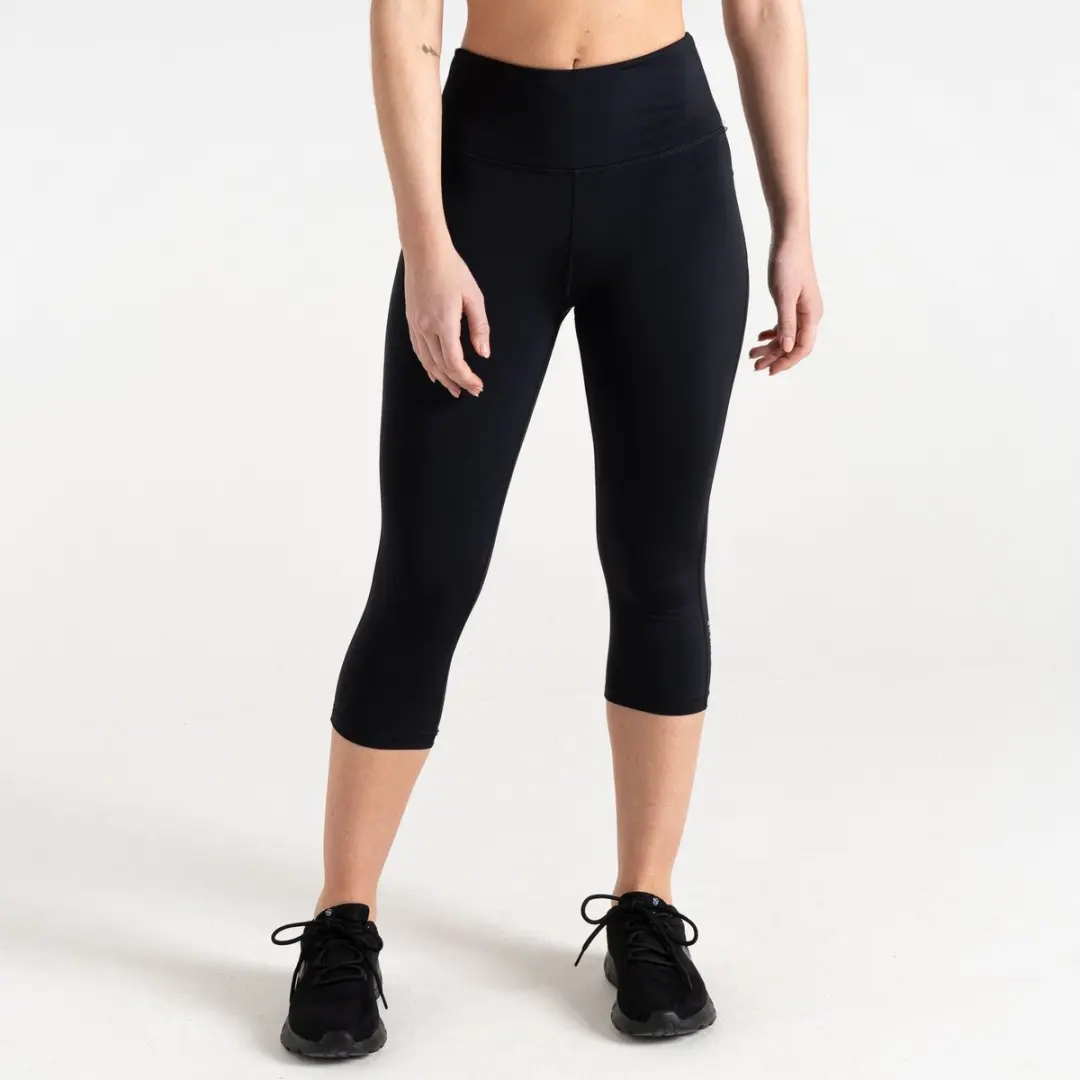 De Influential 3/4-sportlegging van Dare2B voor dames - dames - zwart - afbeelding 4 van 5