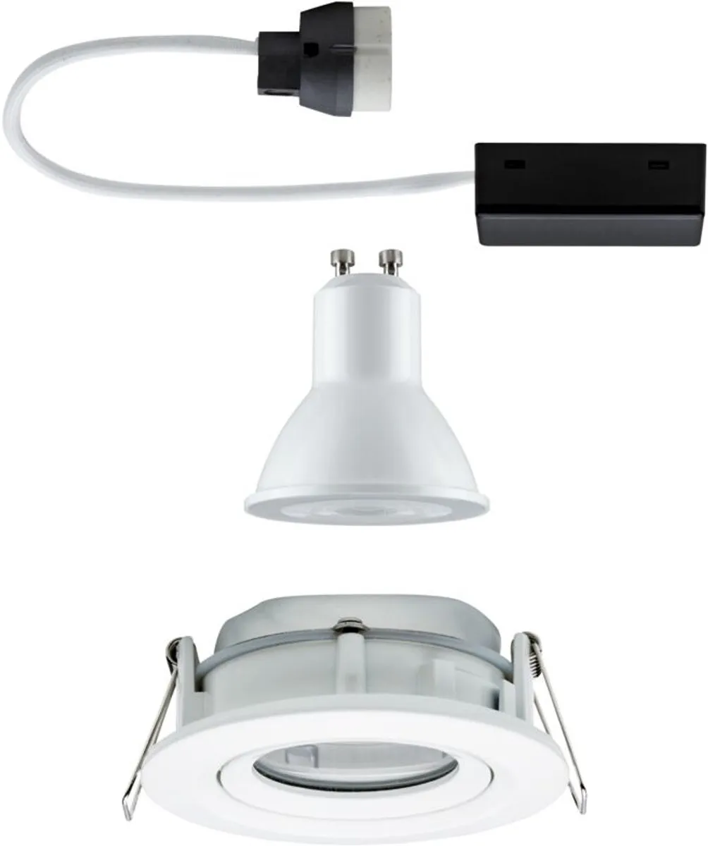 Paulmann Nova Plus LED-inbouwlamp GU10 7W 460lm - 2700K Wit mat