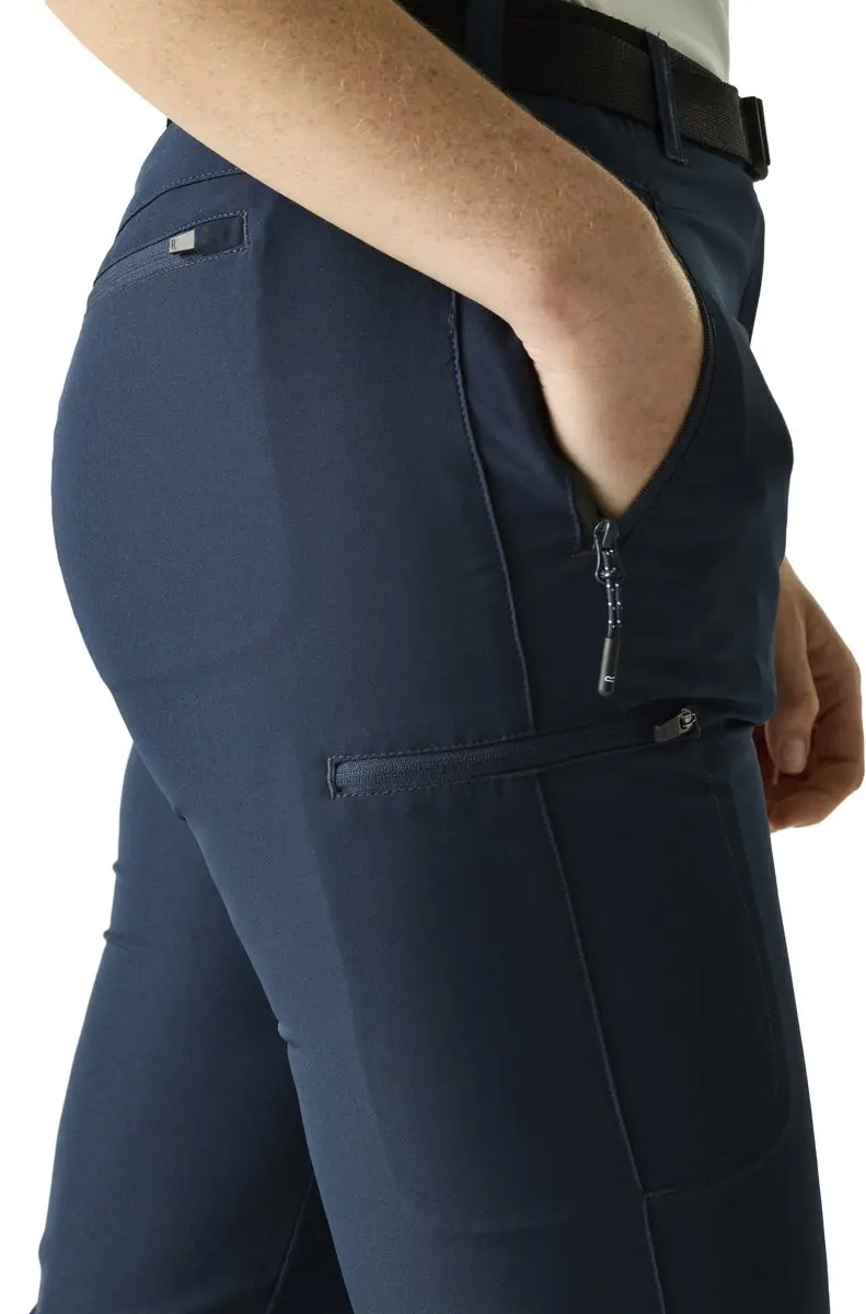 Regatta Xert Stretch Capri - Dames Capri - Navy - afbeelding 5 van 6