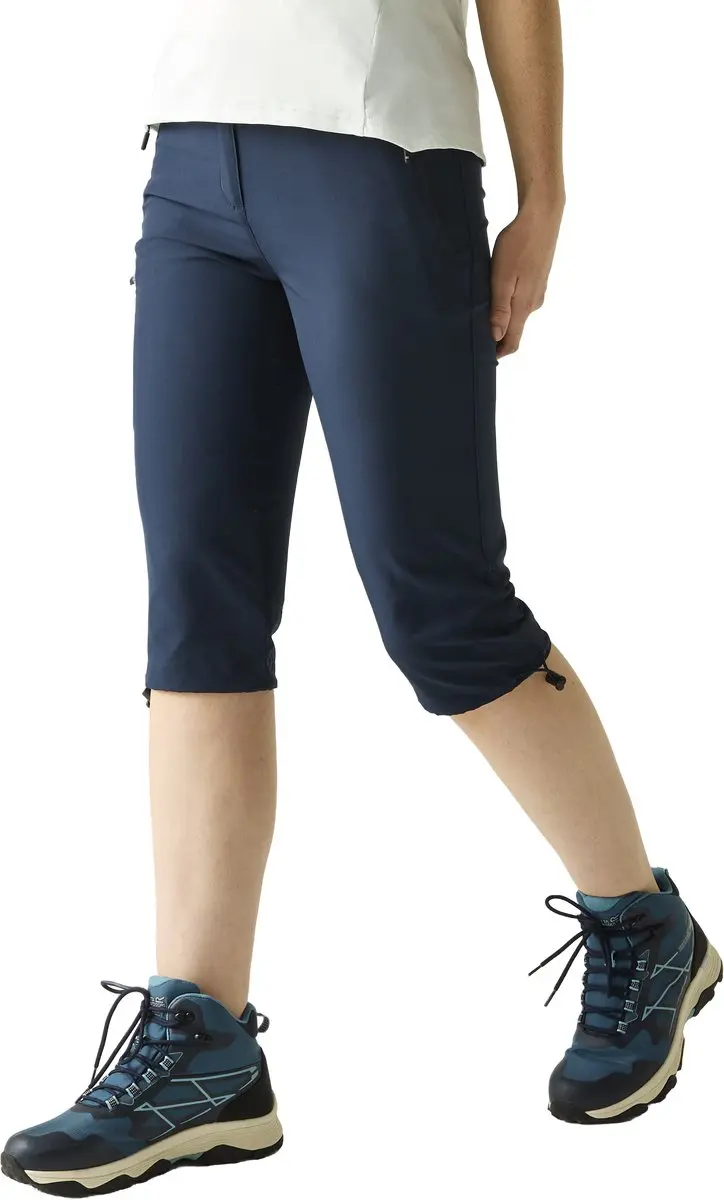 Regatta Xert Stretch Capri - Dames Capri - Navy - afbeelding 3 van 6