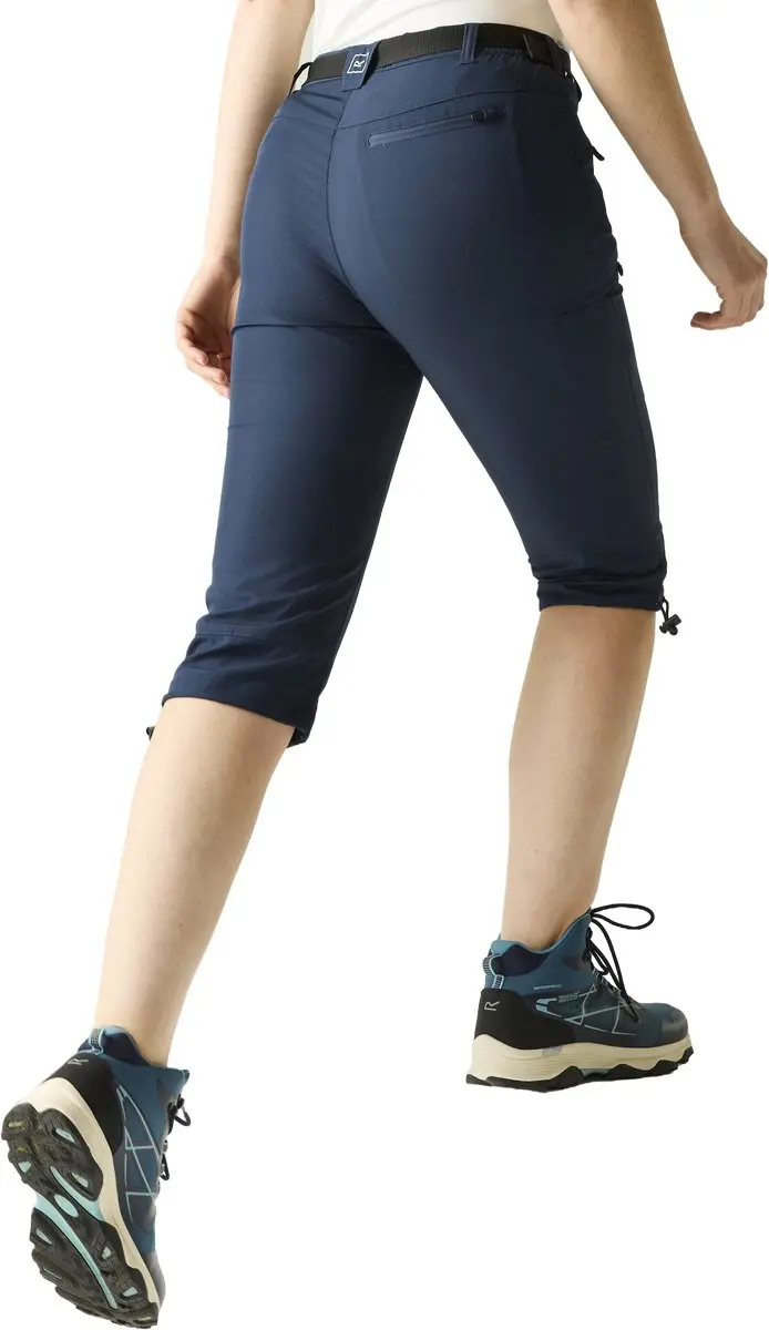 Regatta Xert Stretch Capri - Dames Capri - Navy - afbeelding 2 van 6
