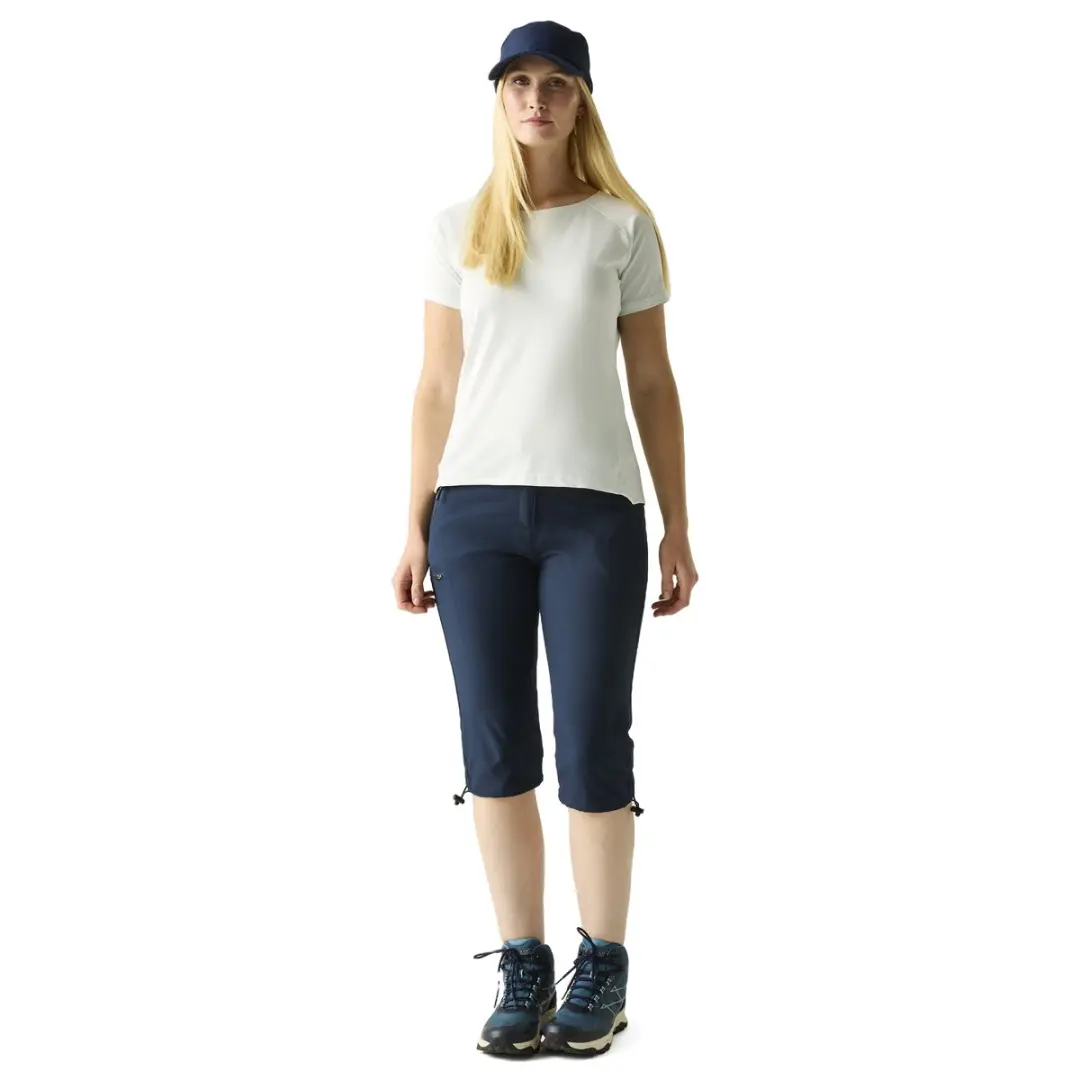 Regatta Xert Stretch Capri - Dames Capri - Navy - afbeelding 4 van 6