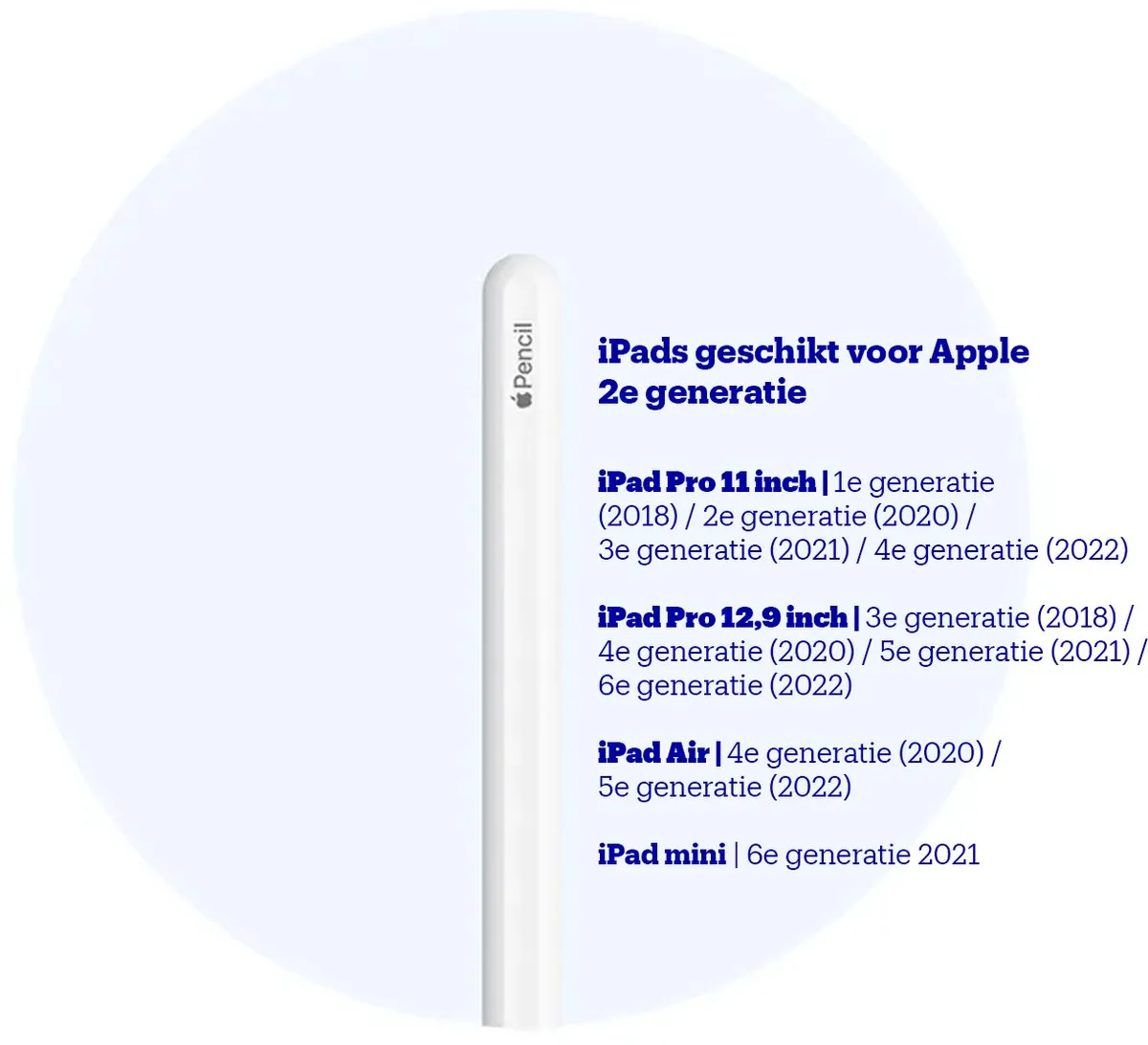Apple Pencil 2e generatie MU8F2ZM/A - Wit - afbeelding 6 van 6