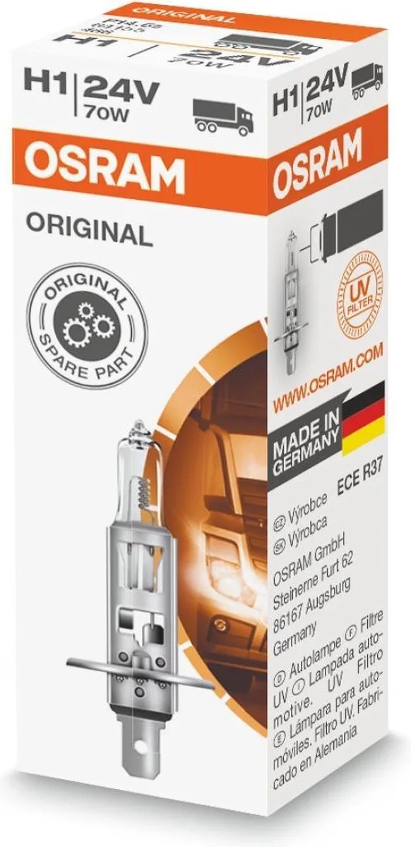 Osram OS64155-01B H1 Autolamp 70W 24V - Helder