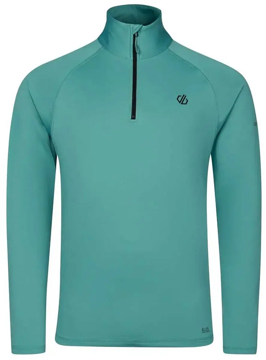 Dare 2b Fuse Up Core Stretch Fleece Top - Teal M - afbeelding 4 van 4