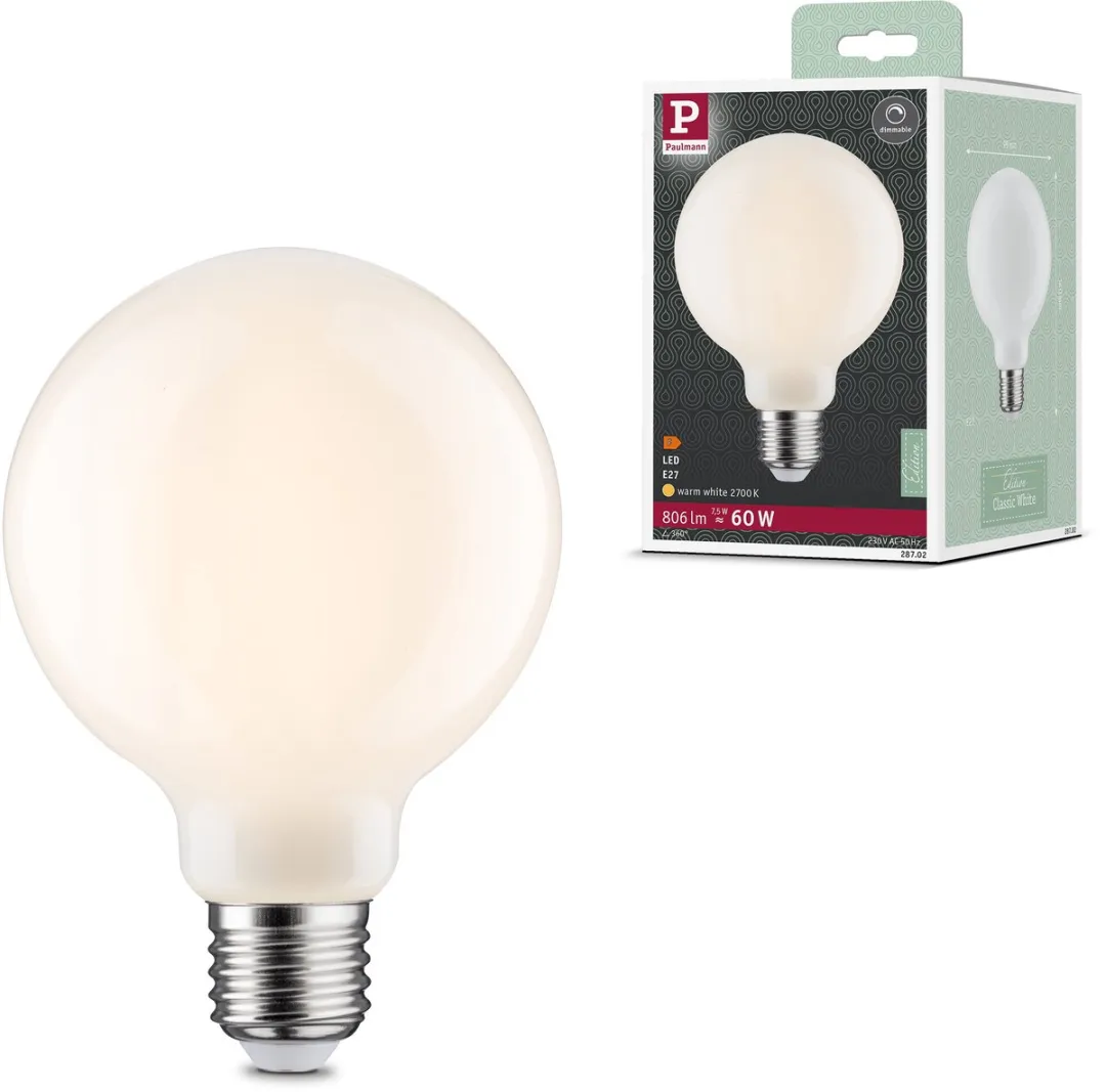 Paulmann Filament LED Globe G95 E27 7,5W 806lm