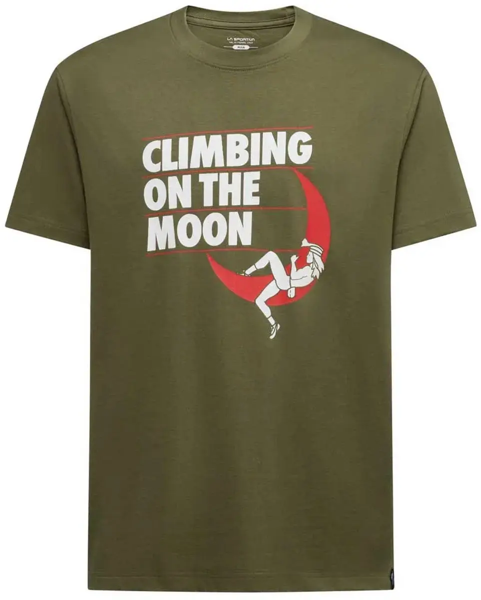 La Sportiva Moon Rock T-shirt Met Korte Mouwen Groen L Man