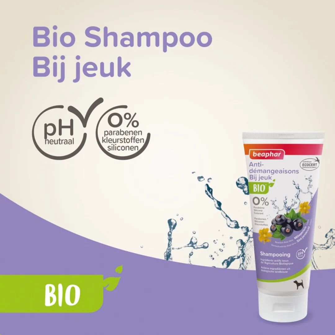Beaphar Bio Shampoo Anti Jeuk 200ml - 3x200ml
