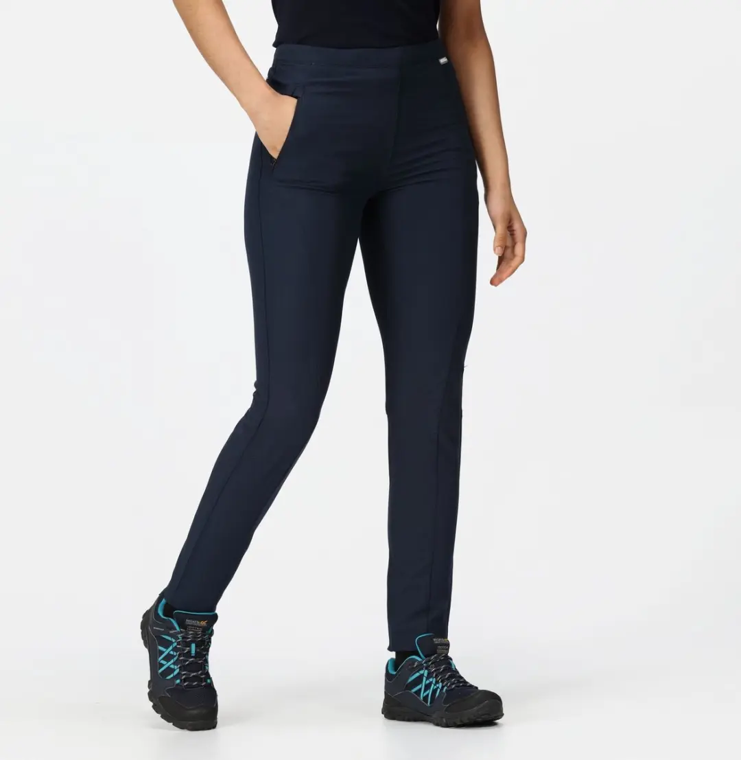 Regatta Pentre Stretch Dames Wandelbroek - Marineblauw