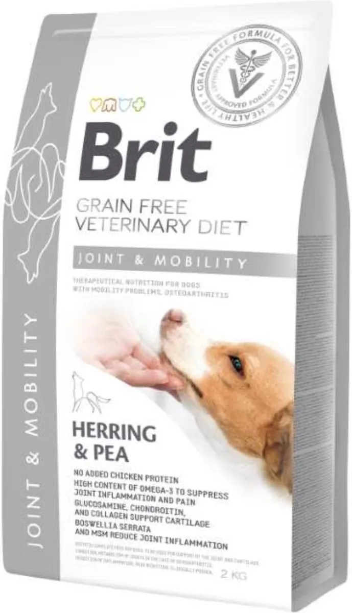 Brit Veterinary Diet Grain Free Joint & Mobility Hond 12kg