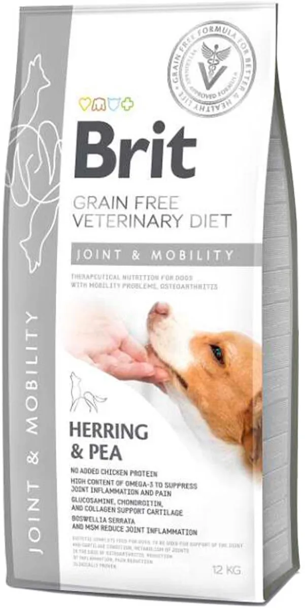 Brit Veterinary Diet Grain Free Joint & Mobility Hond 12kg