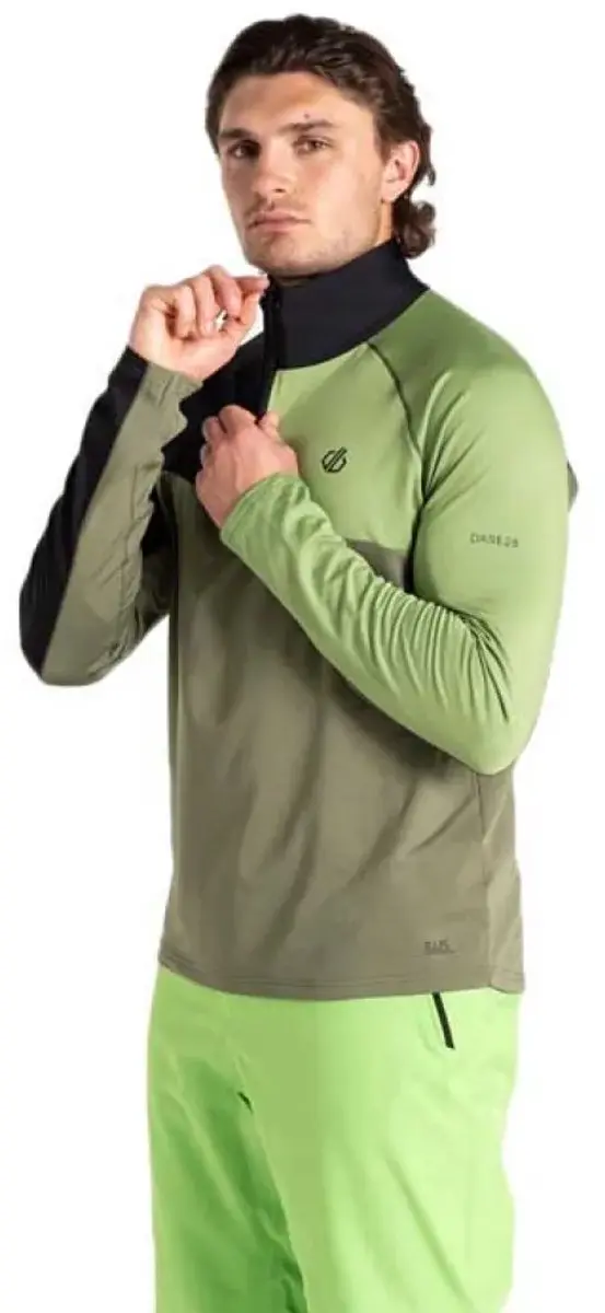 Dare2b Dignify Iii Core Stretch Sweatshirt Met Halve Rits Groen 2XL Man