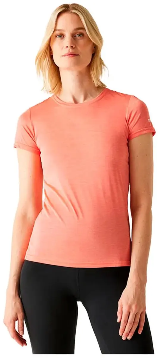Regatta Fingal Edition T-shirt Met Korte Mouwen Oranje 38 Vrouw