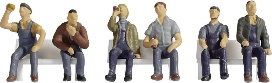 Noch Zittende Figuren Werknemers Schaal H0