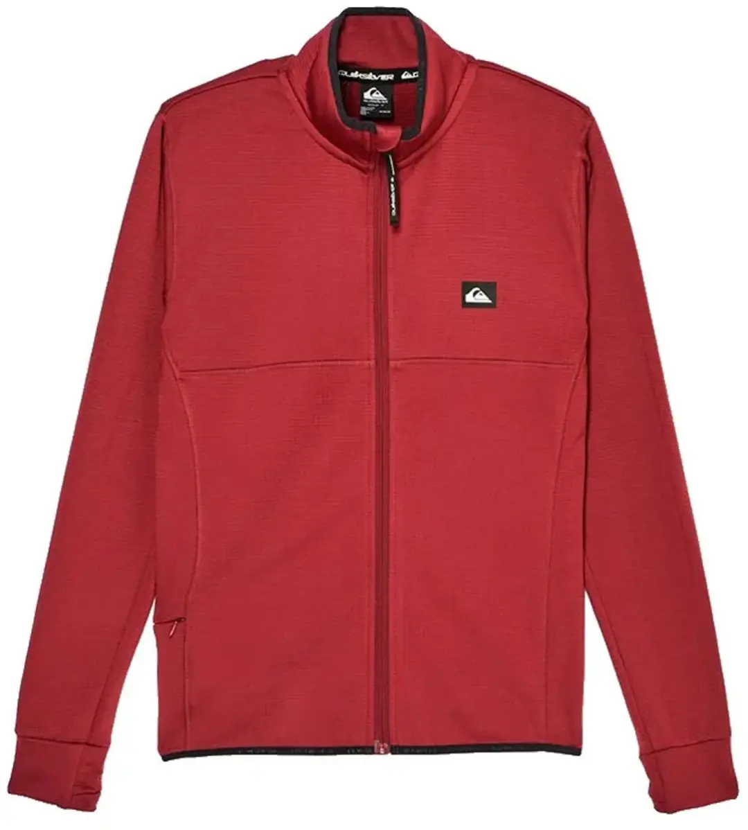 Quiksilver Steep Point Full Zip Fleece - Oxblood Red - M - afbeelding 4 van 4