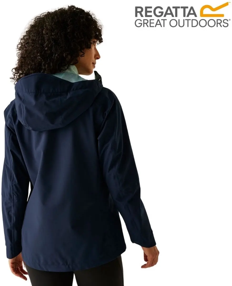 Jas Hiking Dames Waterproof - afbeelding 3 van 6