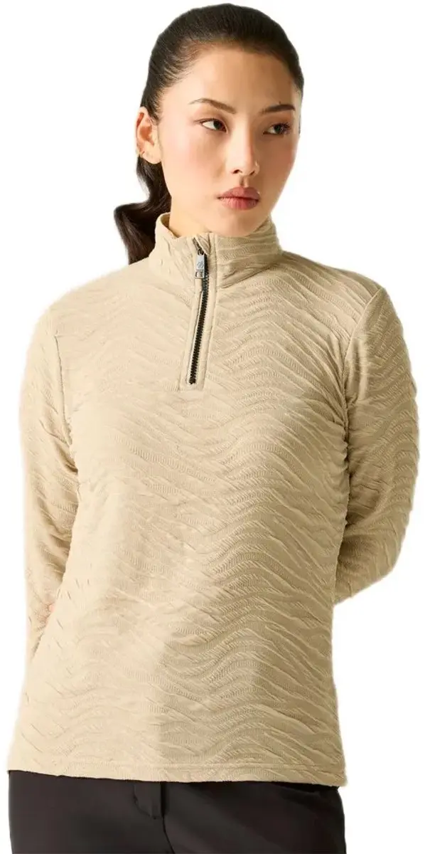 Dare2b Glamorize Iv Sweatshirt Met Halve Rits Beige 40 Vrouw