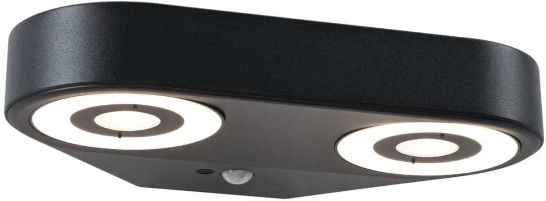 Paulmann Silma LED Wandarmatuur Buiten Antraciet - 2x5,5W 3000K