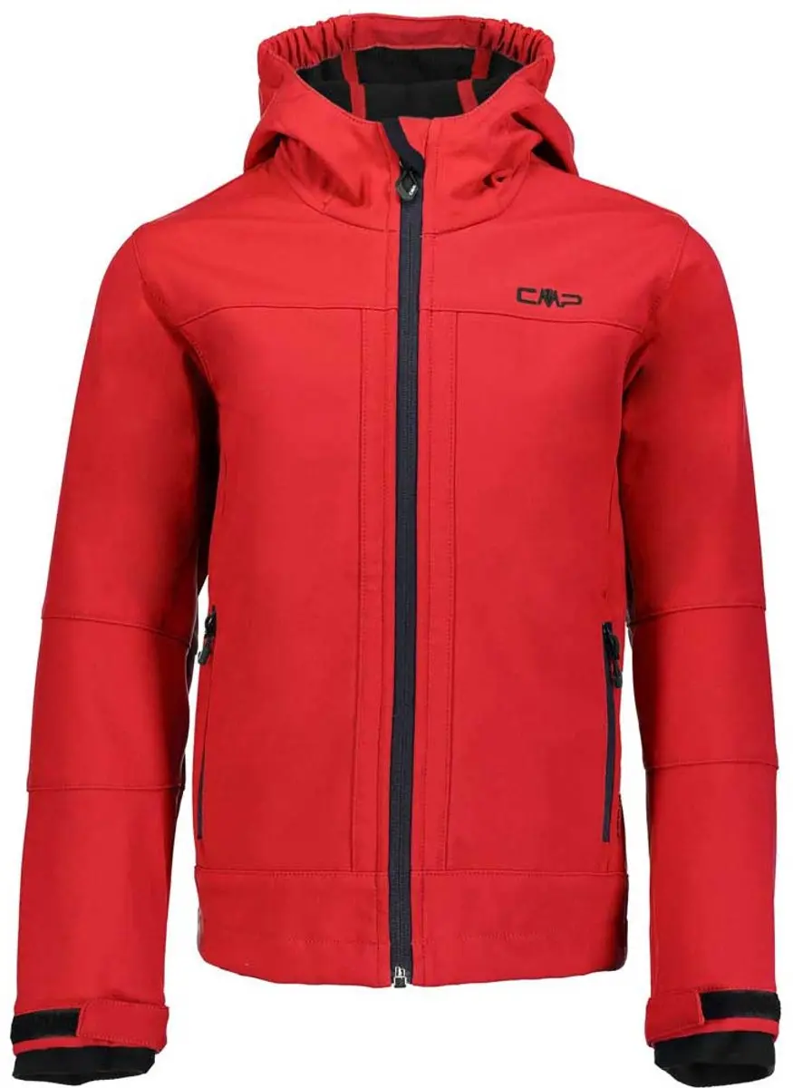 Cmp Fix Hood 3a00094 Softshelljack Rood 6 Years Kinderen