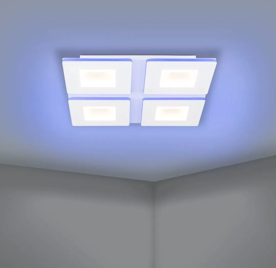 EGLO Padrogiano-Z Plafondlamp - LED - Ø 57 cm - Wit