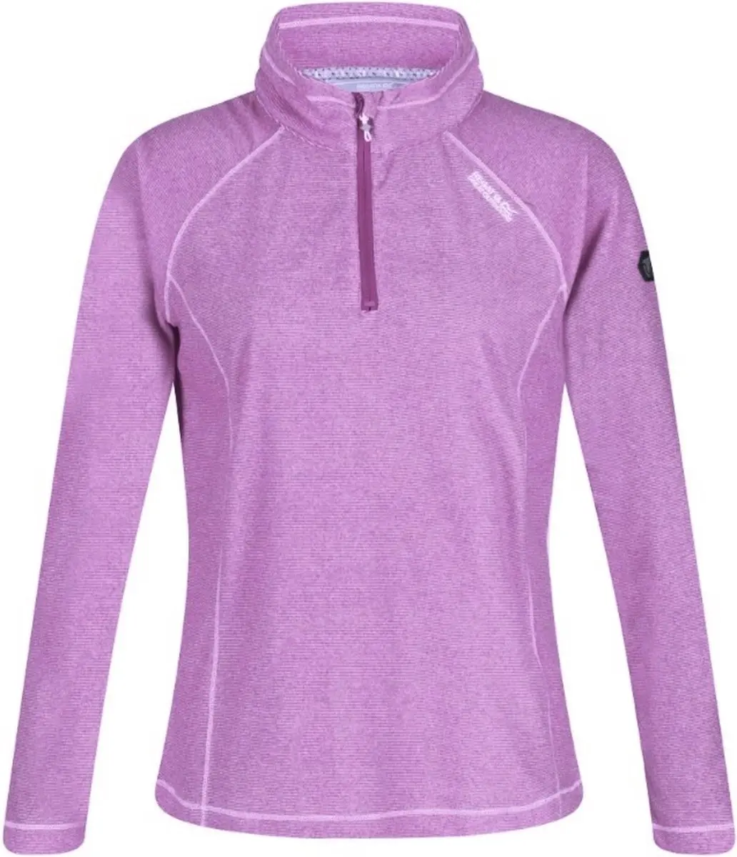 Regatta Dames Montes Fleece Trui Lite Amethyst / White Maat XXXL/3XL/46