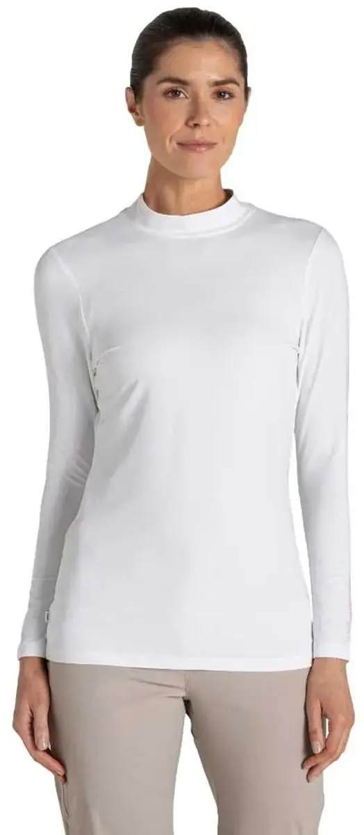 Craghoppers NosiLife Mock Neck Onderhemd Lange Mouwen - Wit - afbeelding 6 van 6