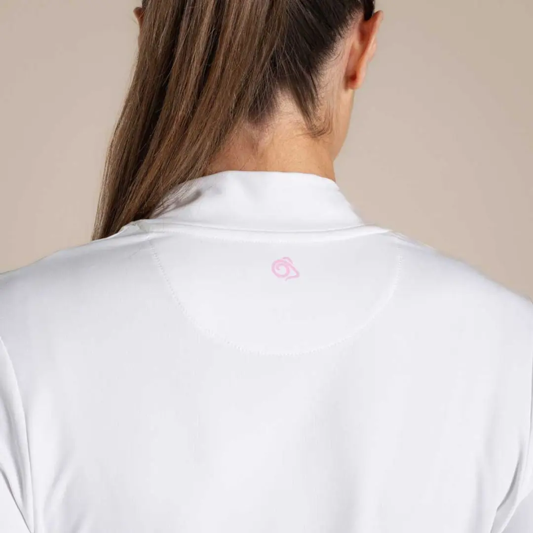 Craghoppers NosiLife Mock Neck Onderhemd Lange Mouwen - Wit - afbeelding 5 van 6