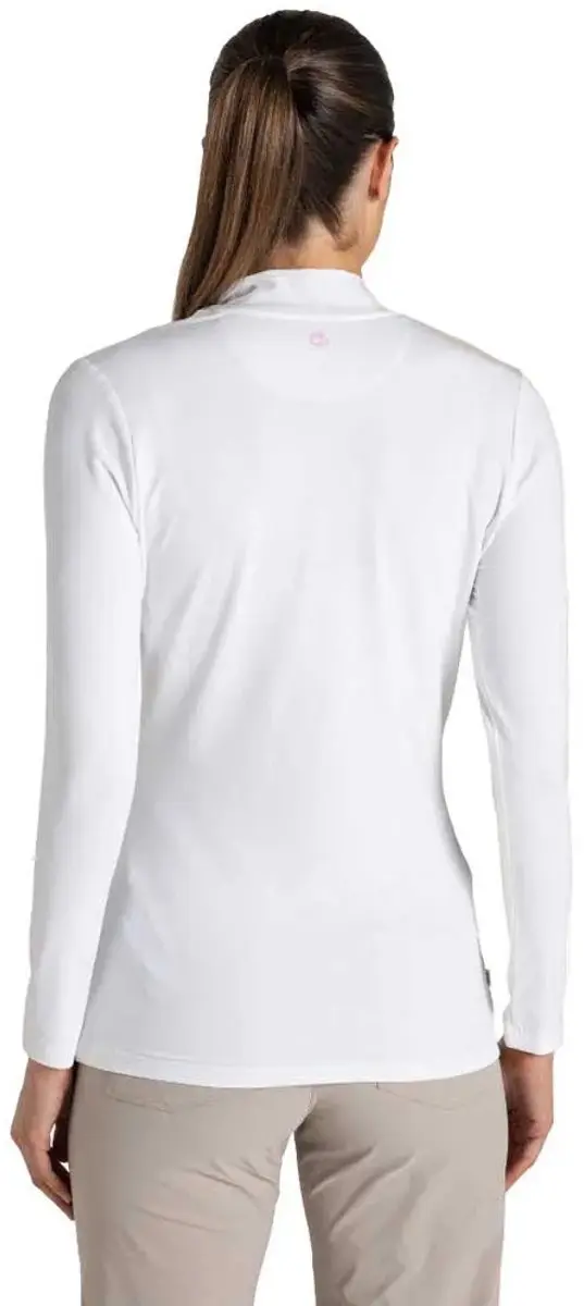 Craghoppers NosiLife Mock Neck Onderhemd Lange Mouwen - Wit - afbeelding 3 van 6