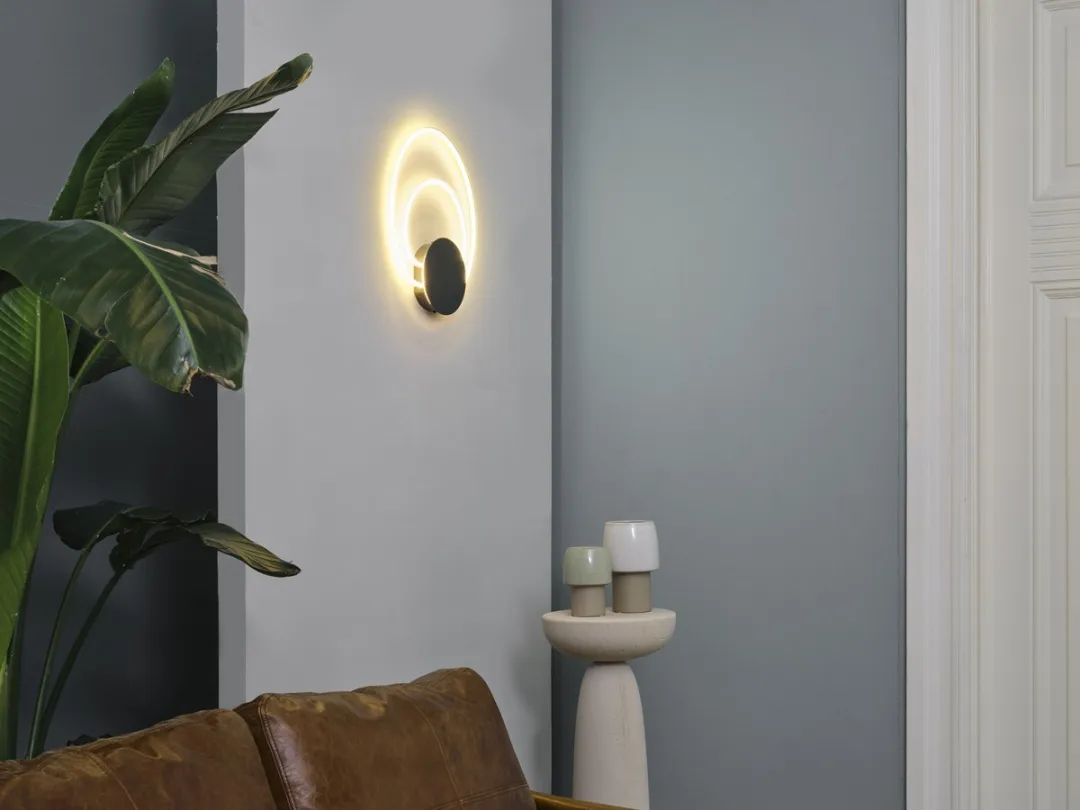 Osram Decor Helios Wandlamp 12W - 960 Lm - Warm Wit - Donkergrijs