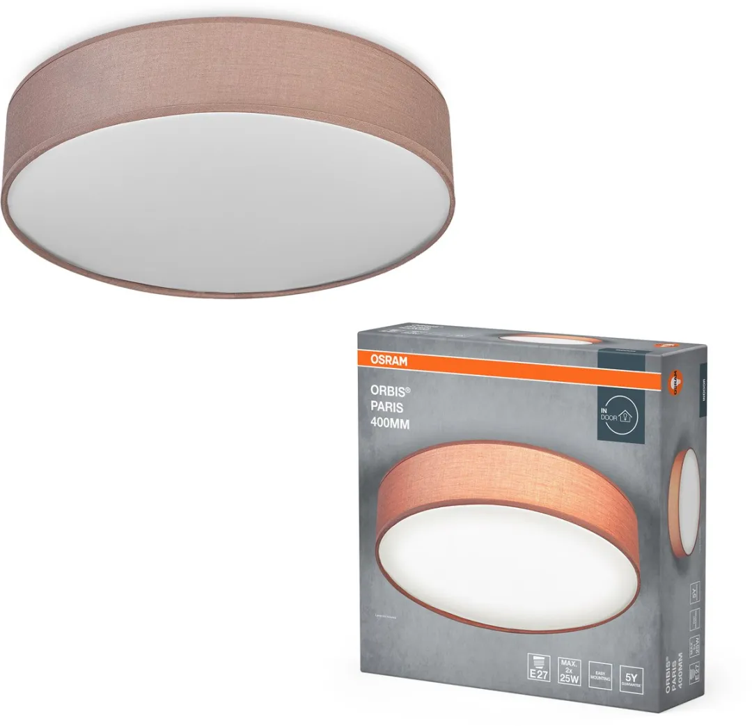 Osram Orbis Paris Plafondlamp 400mm - Bruin - 2xE27