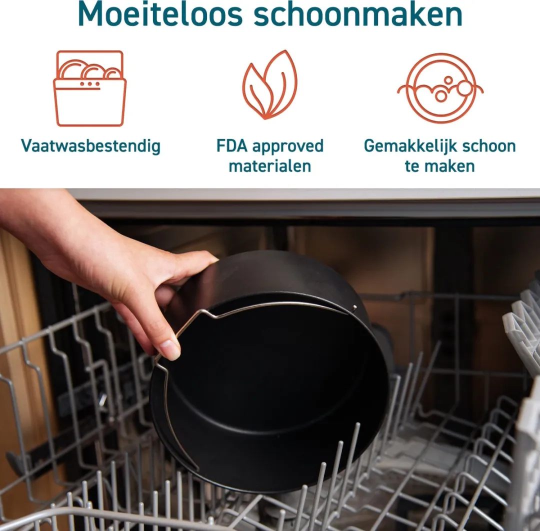 Cosori XL Airfryer accessoires - Geschikt voor airfryers vanaf 5.5L