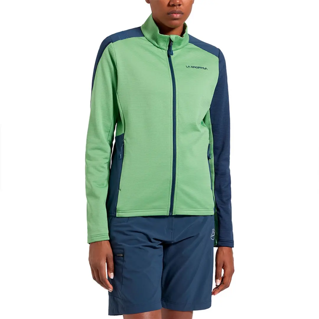 La Sportiva True North Fleece Met Volledige Rits Groen XS Vrouw