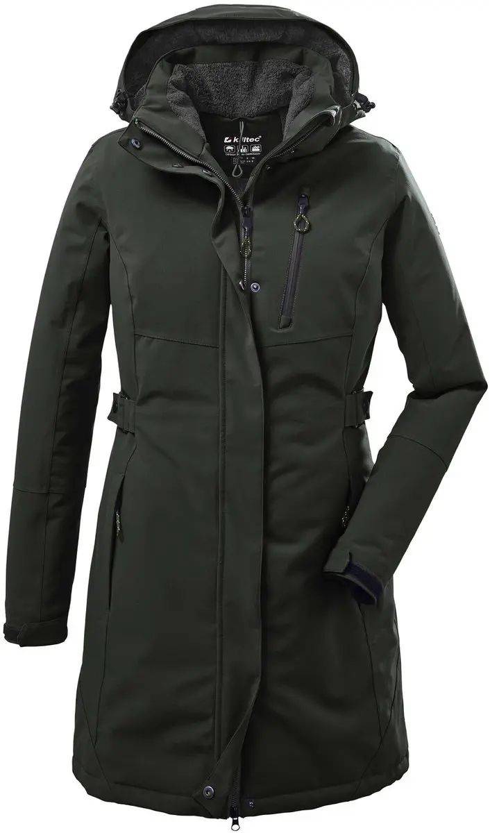 Killtec KOW 165 Parka Dames - Donkergroen - afbeelding 3 van 6