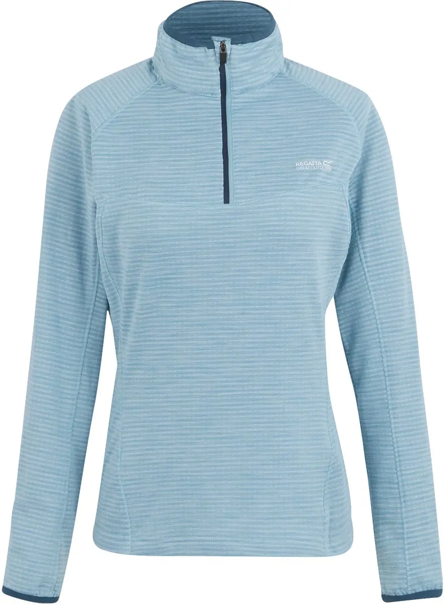 Regatta Yonder II Dames Trainingsshirt 1/4 Rits - Blauw - afbeelding 5 van 6