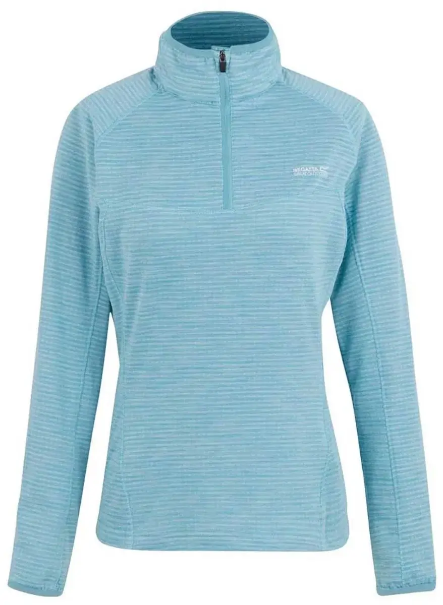 Regatta Yonder II Dames Trainingsshirt 1/4 Rits - Blauw - afbeelding 3 van 6