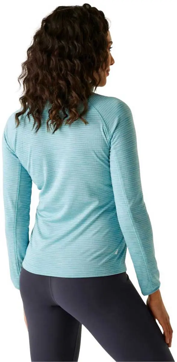 Regatta Yonder II Dames Trainingsshirt 1/4 Rits - Blauw - afbeelding 2 van 6