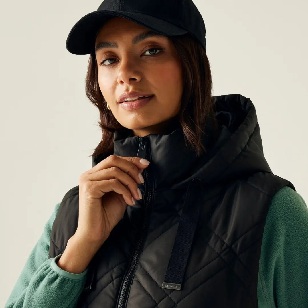 Regatta Rurietta Donzen Gilet Dames - Zwart - afbeelding 2 van 6
