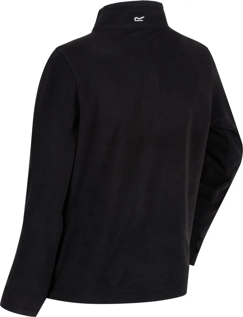 Regatta Hot Shot II Kinderfleece met Halve Rits - Zwart - afbeelding 3 van 6