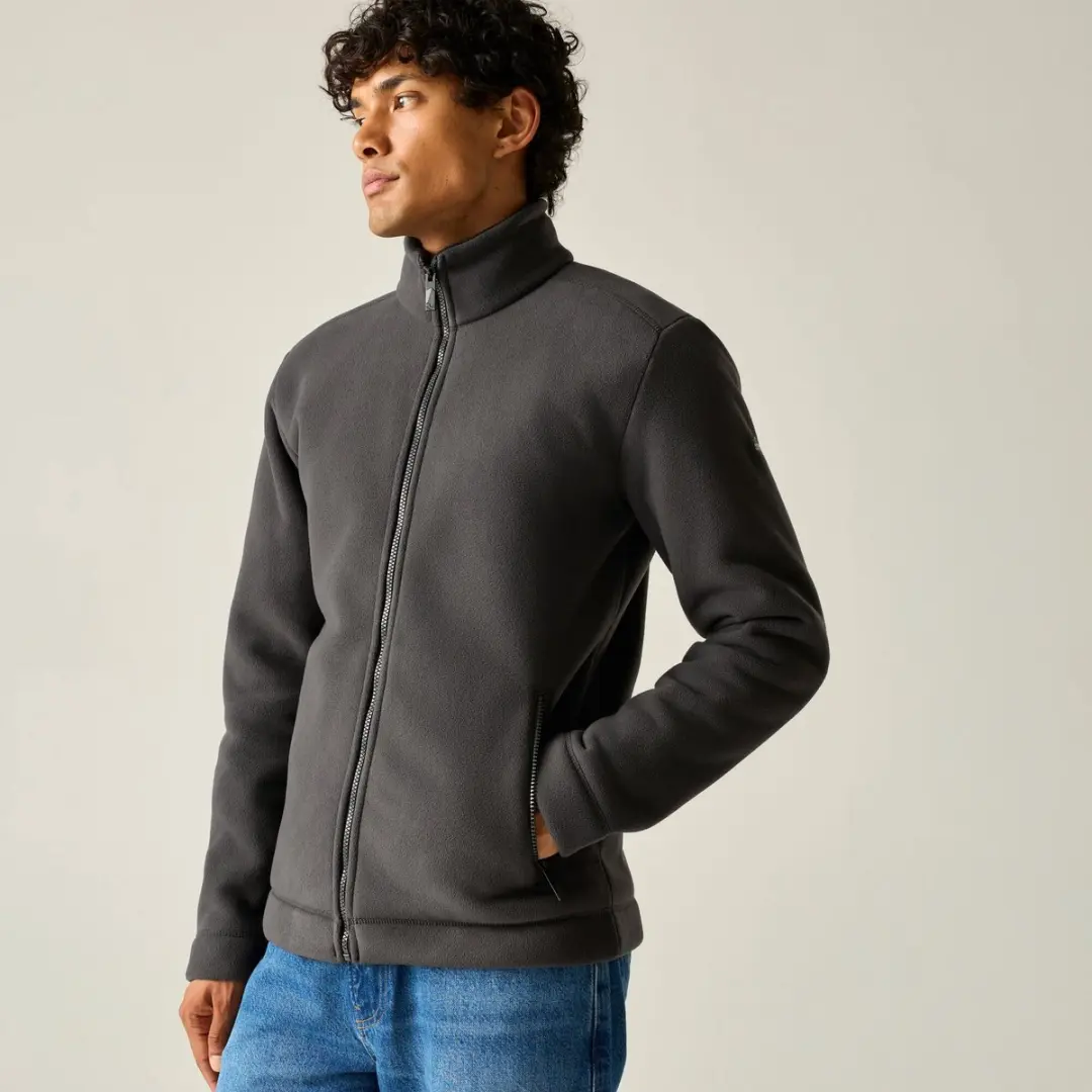 Regatta Garrian II Heren Fleece Trui - Grijs - afbeelding 4 van 6