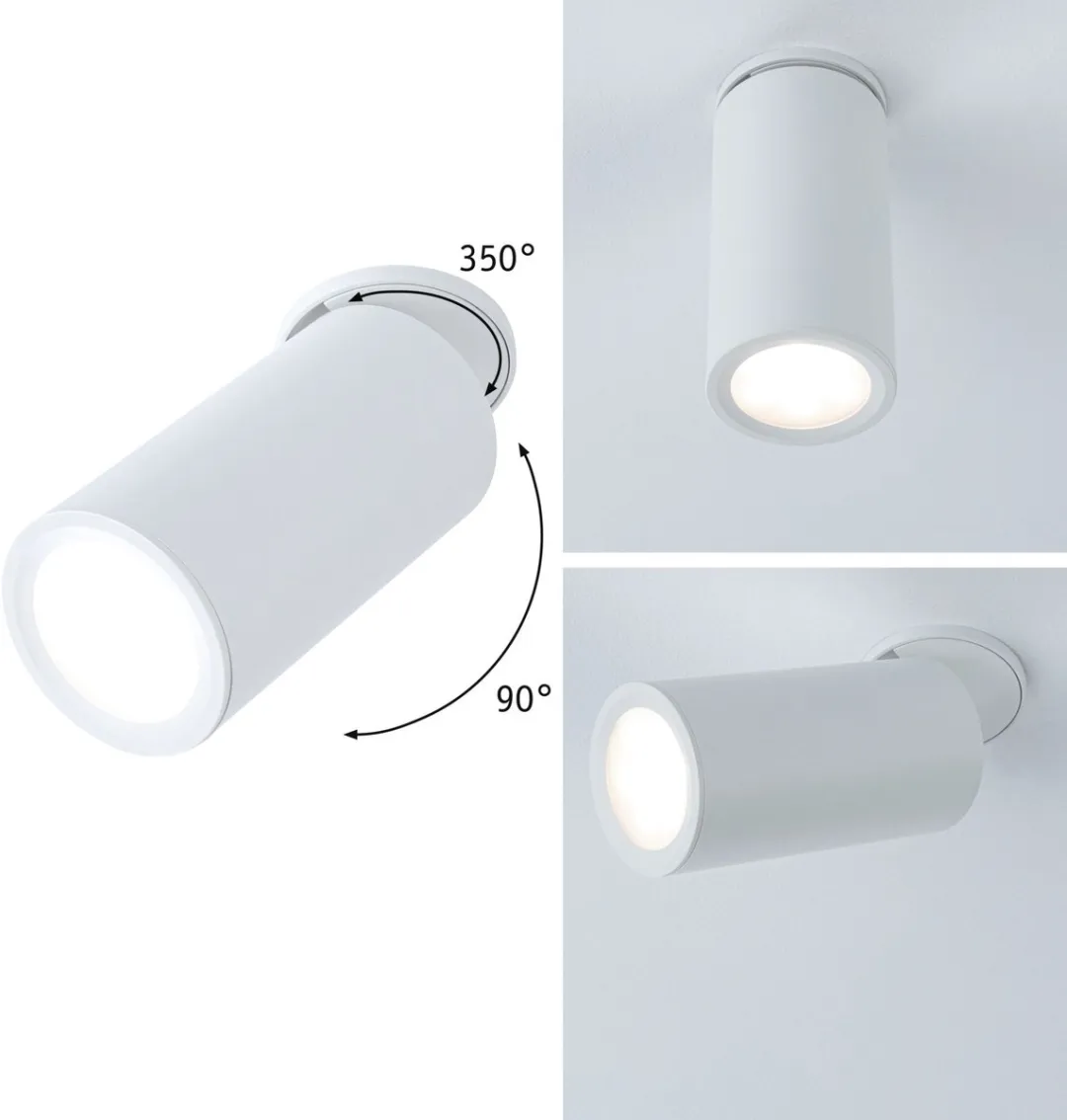 Paulmann LED-inbouwlamp Turnal 60mm 6W - 470lm 2700K Wit mat