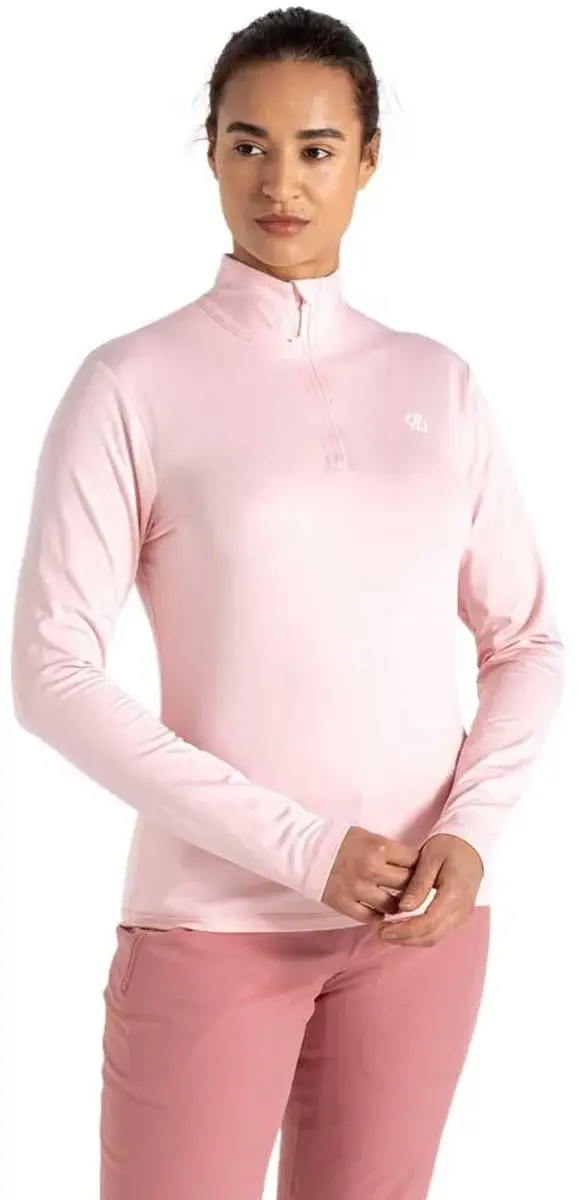 Dare2b Lowline Ii Stretch T-shirt Met Lange Mouwen Roze 48 Vrouw