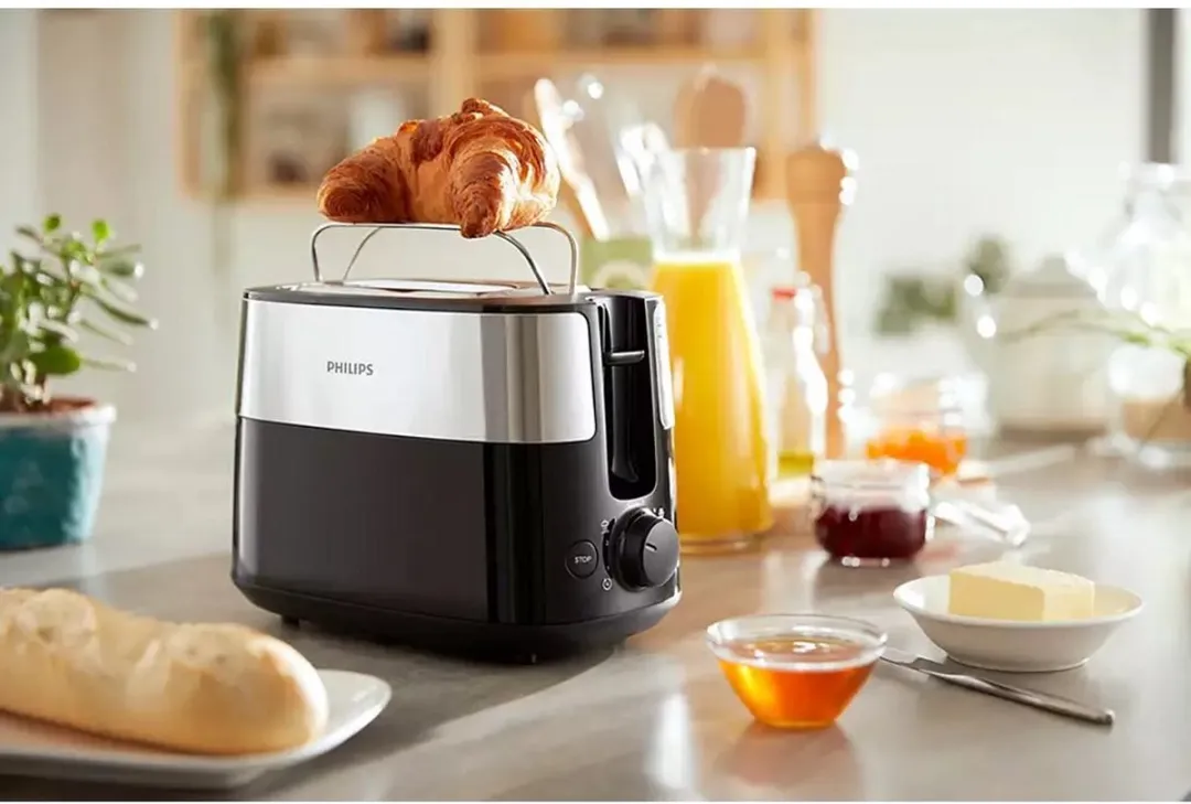 Philips Daily HD2516/90 Broodrooster 2 Snacks - Zwart/RVS